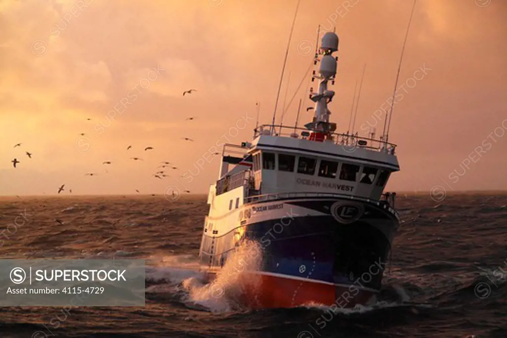 North Sea fishing trawler 'Ocean Harvest', May 2010. Property released.