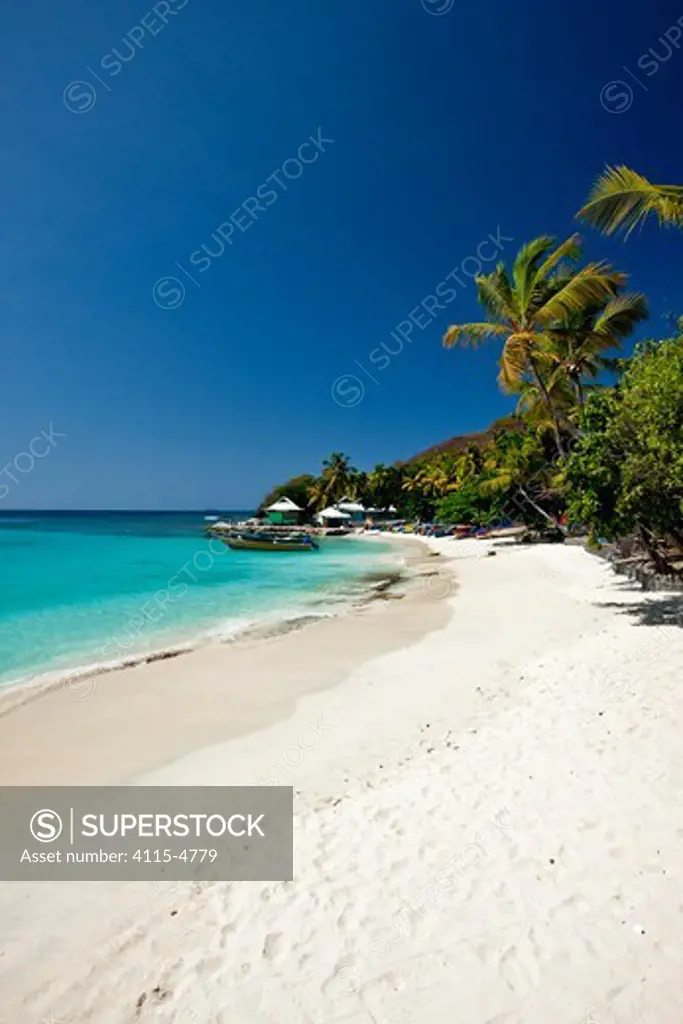 Stock image shot on charter while sailing in the Grenadines. A group of island in the Caribbean.
