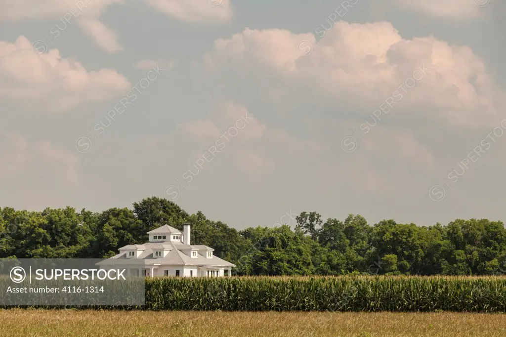 Farm house in a field, Scott, AR