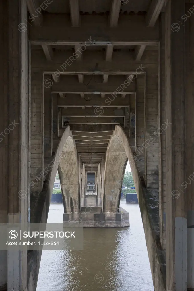 Underside of the Broadway Bridge, Little Rock, AR