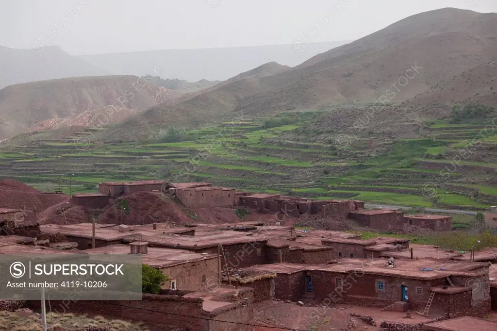 Photograph of the landscape of Tizi_n_tichka, Morocco