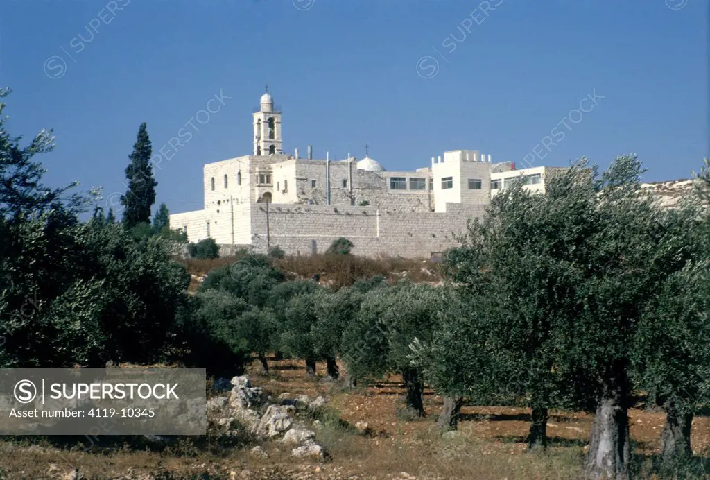 Photograph of the Monastery of Mar Elias in Judea