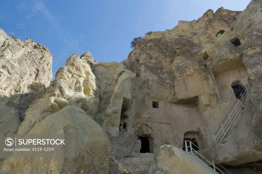Photograph of the caves of Kapadokya Turkey