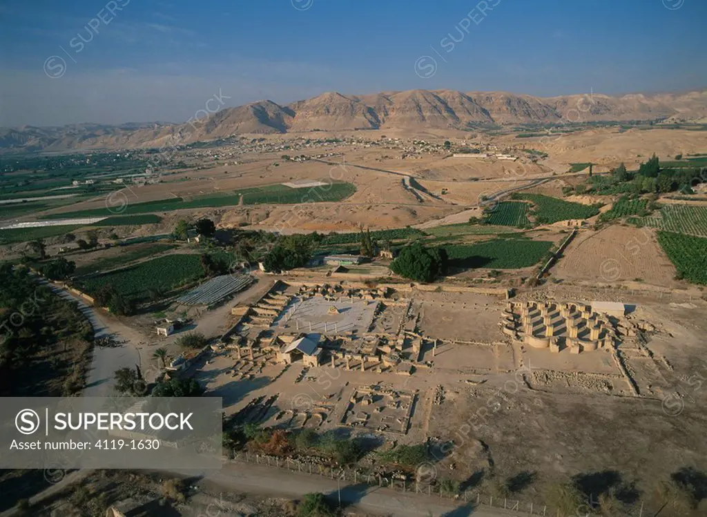 Aerial view of the Hisham´s palace
