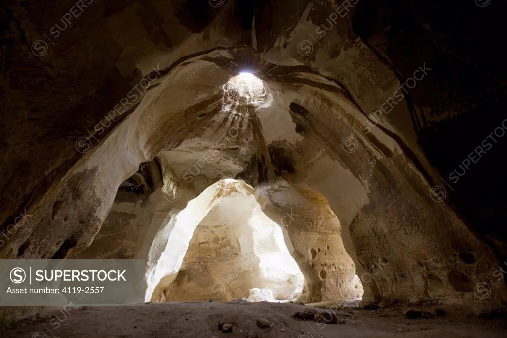 Photograph of the caves of Luzit