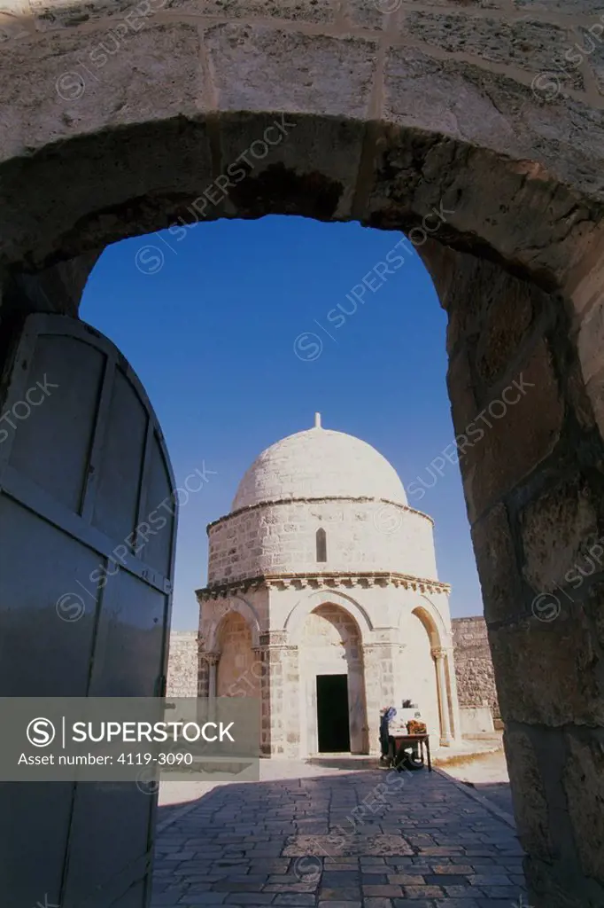 Photograph of the Chapel of Ascension on the mount of Olives
