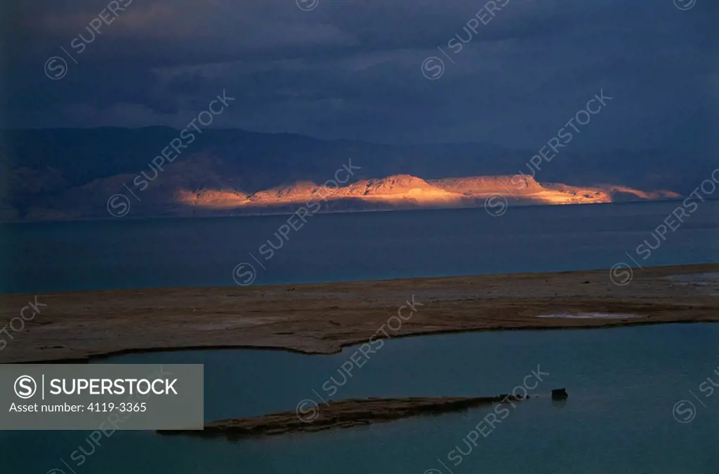 The Jordanian side of the Dead Sea