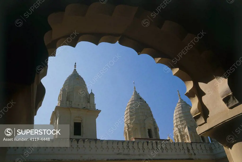 Photograph of an Indian castle