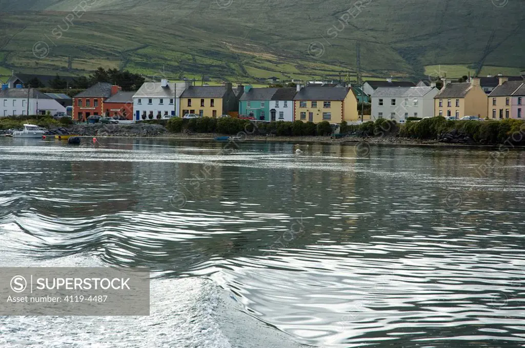 Photograph of an Irish village
