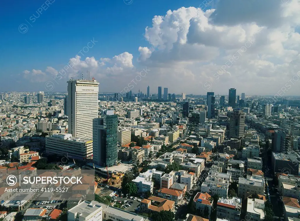 Aerial photograph of southern Tel Aviv