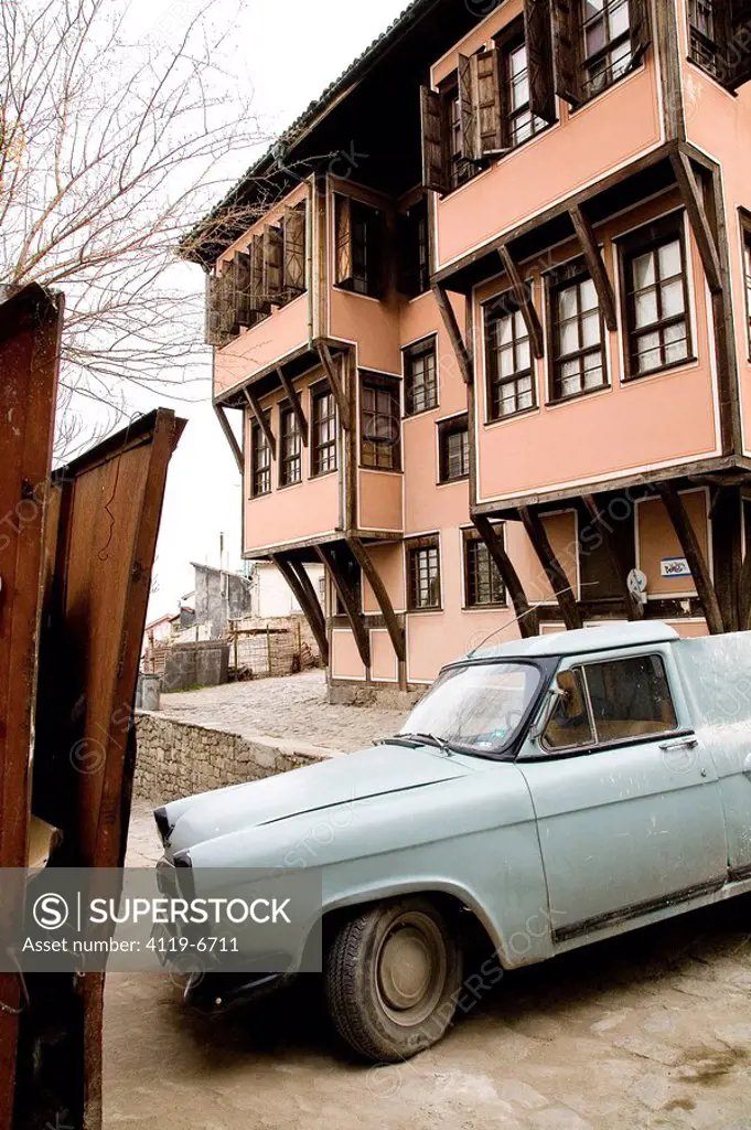 Photograph of the street of Plovdiv Bulgaria