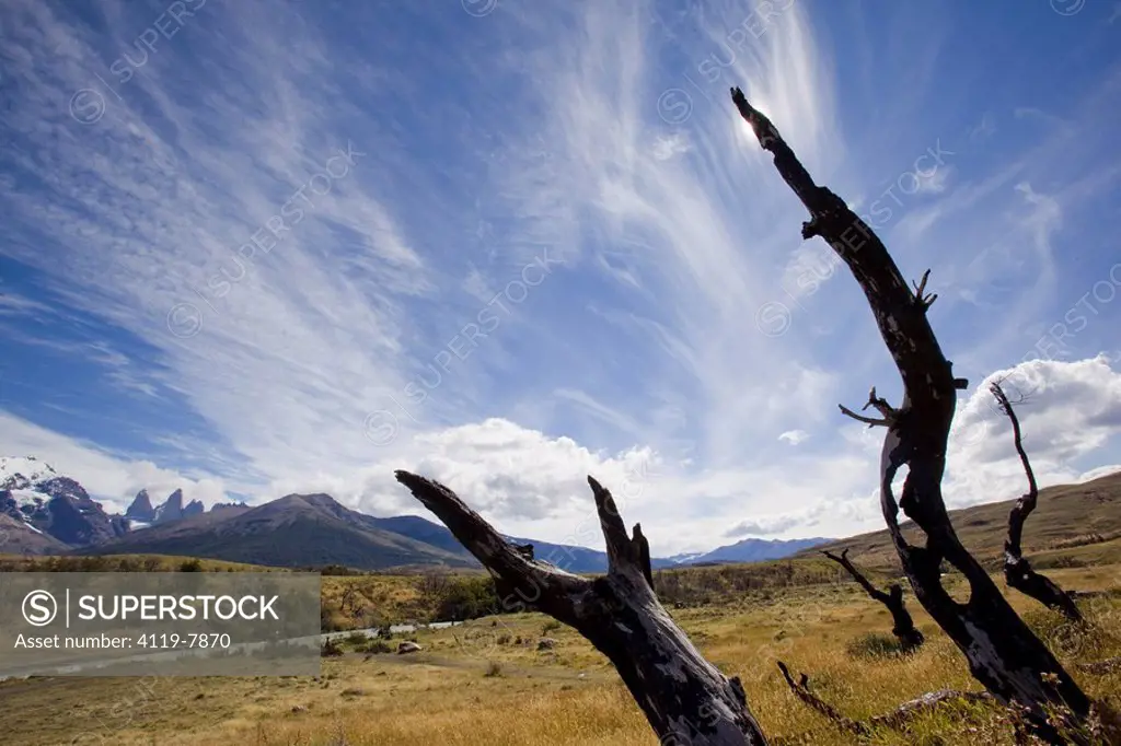 Photograph of Torres Del Paine in Patagonia Chile