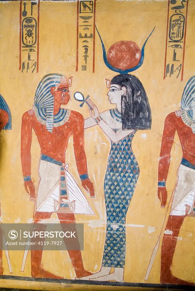 Photograph of an Egyptian hieroglyphics