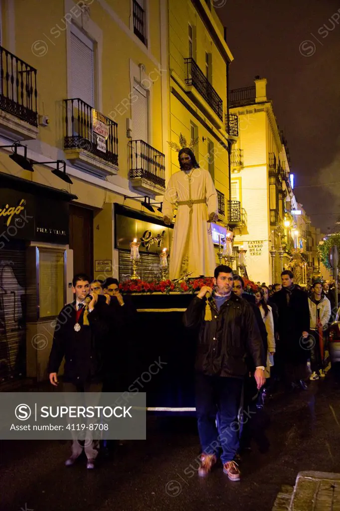 Religious parade in Sevilla