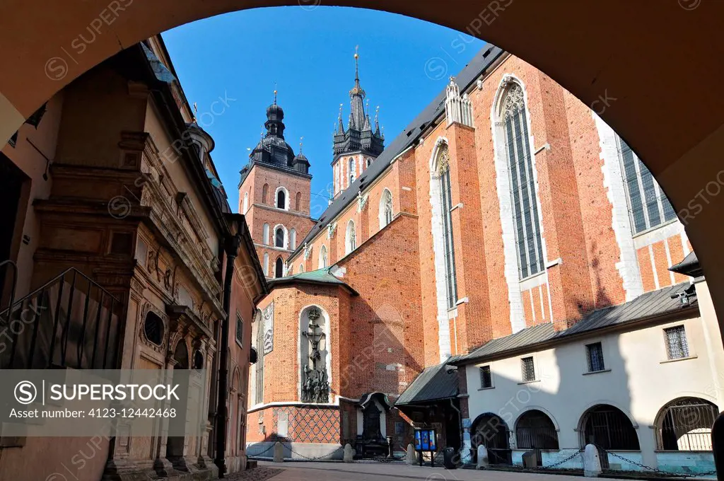 Poland, Krakow, Basilica of the Virgin Mary