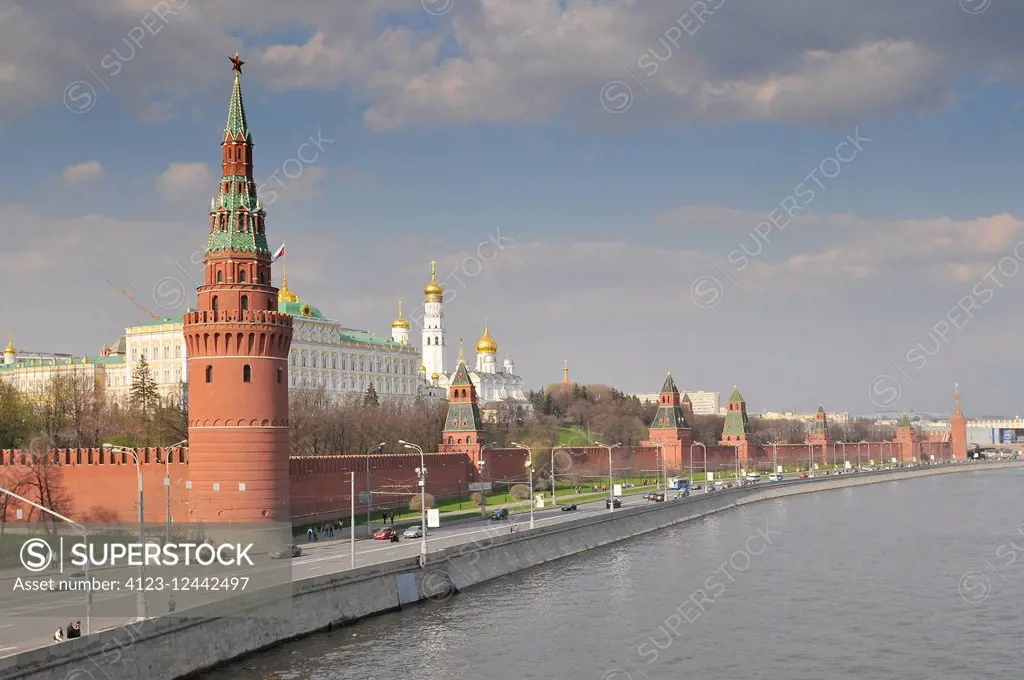 Russia, Moscow, Kremlin and the Moscow River