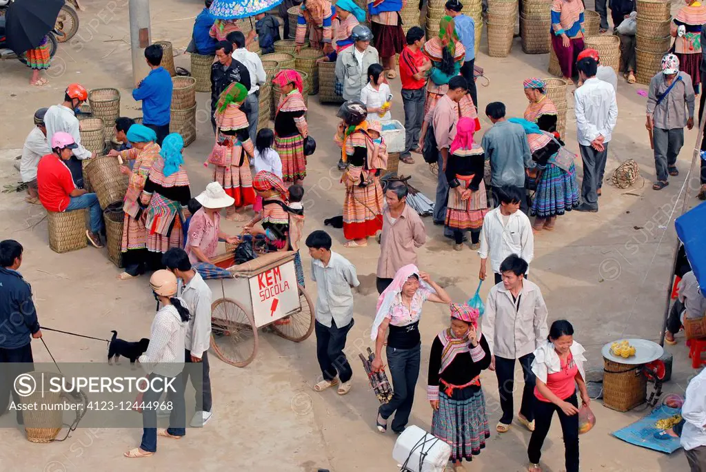 Vietnam, Bac Ha, Bac Ha Market