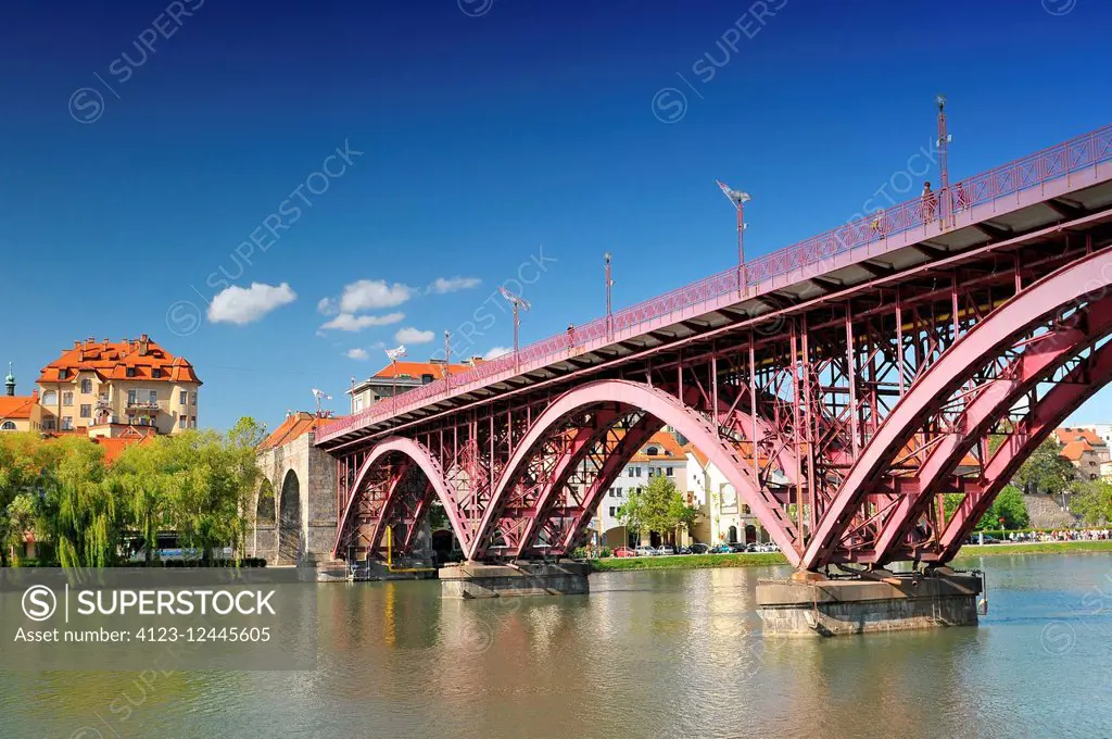 Slovenia, Maribor, The Old Bridge, also named the State Bridge, the Main Bridge and the Drava Bridge, is a bridge crossing the Drava River in Maribor,...