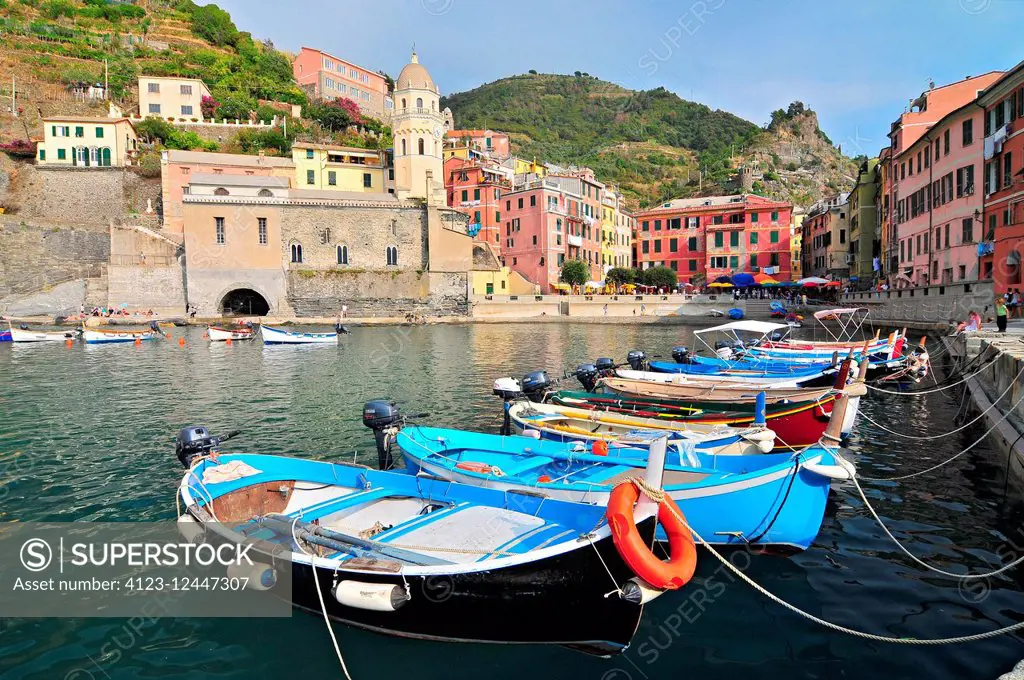 The View Of Vernazza Of Cinque Terre From Harbour