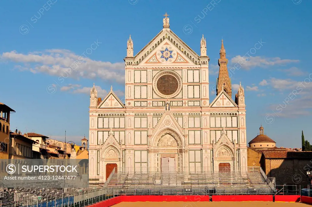 Basilica of Santa Croce in Florence, Italy