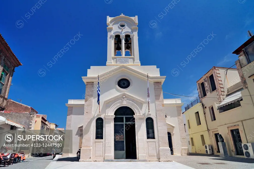 The Church of Our Lady of the Angels in the old town in Rethymnon, Crete, Greece.