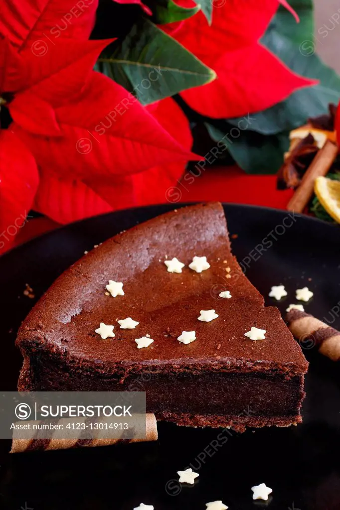 Chocolate cake. Festive and party dessert