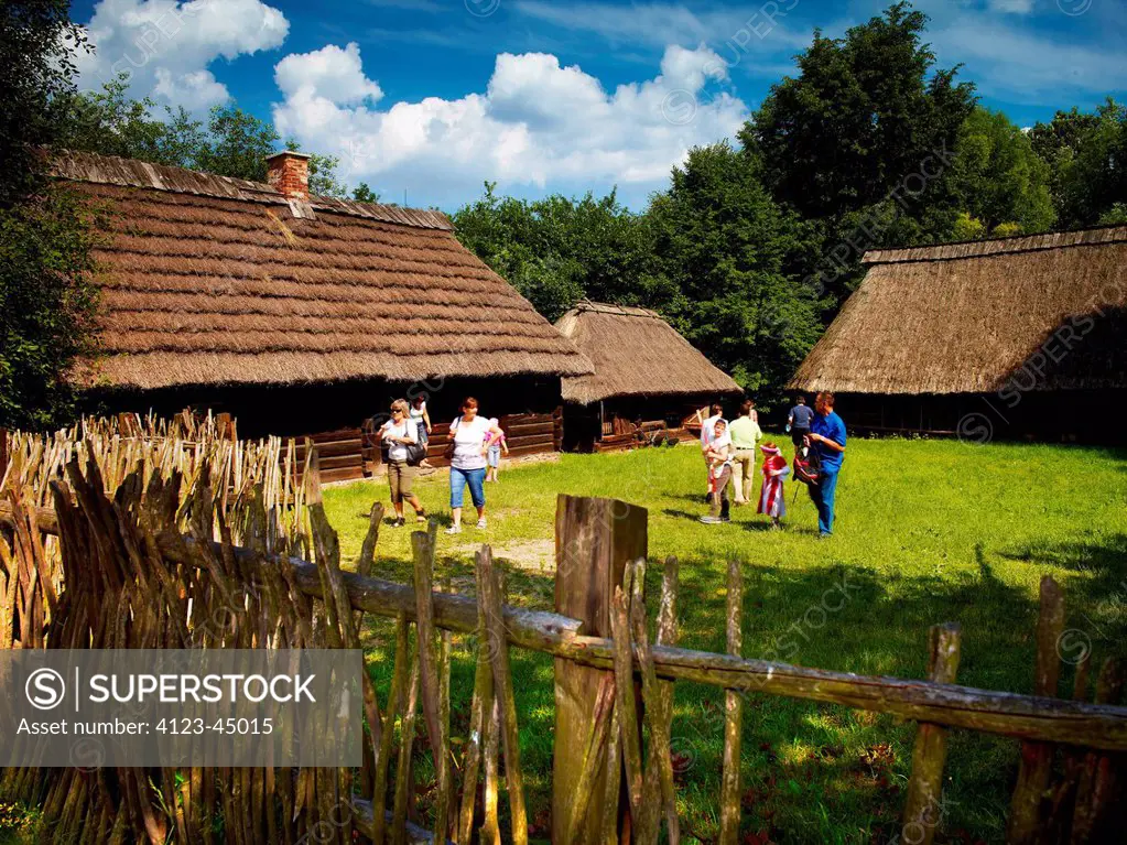 Poland, Silesian Province, Chorzow. Provincial Park of Culture . Gornoslaski Ethnographic Park.
