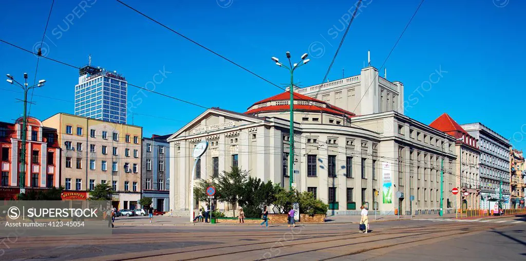 Poland, Silesian Province, Katowice, Silesian Theatre, 10 Market Square.