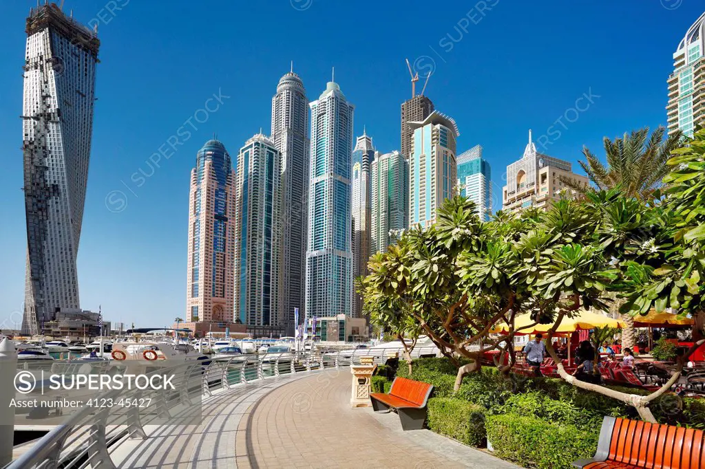 Dubai, the United Arab Emirates. Marina, housing estate.