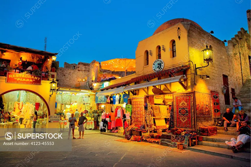 Greece, old town in Rodos.