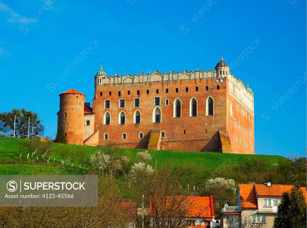 Poland, Kujawy - Pomerania Province, Golub-Dobrzyn. Castle in Golub Dobrzyn.