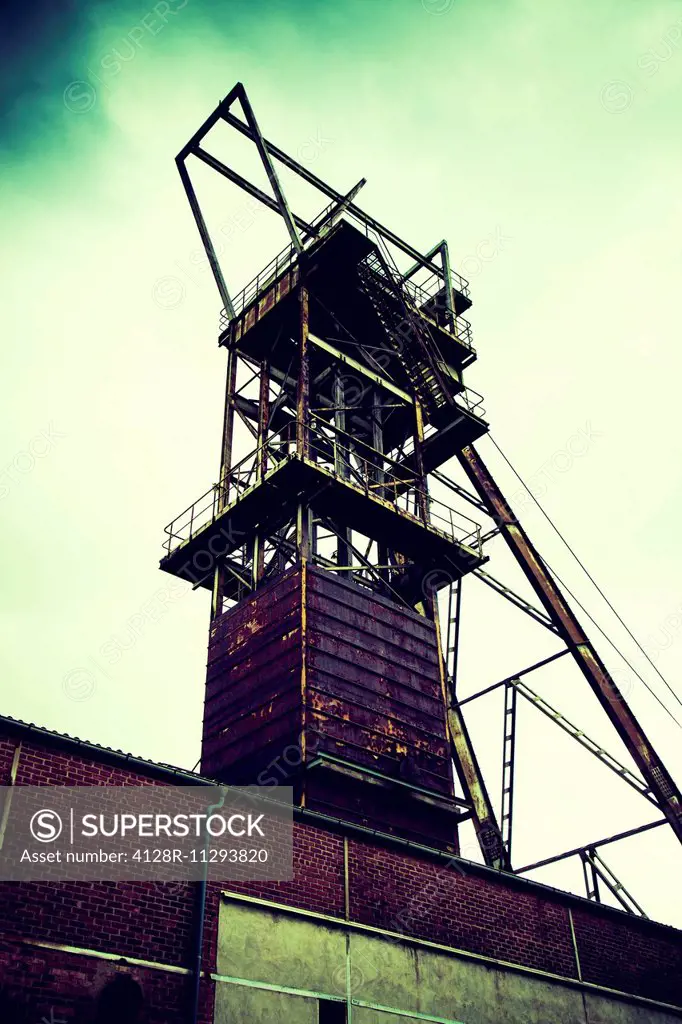 Mining building tower.