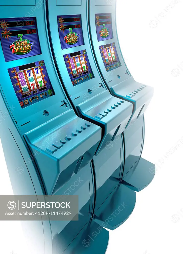 Gambling machines, computer artwork.