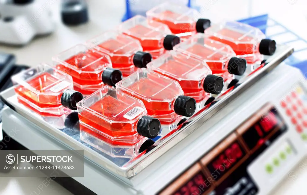 Electronic machine used to shake medical samples when growing bacterial cultures.