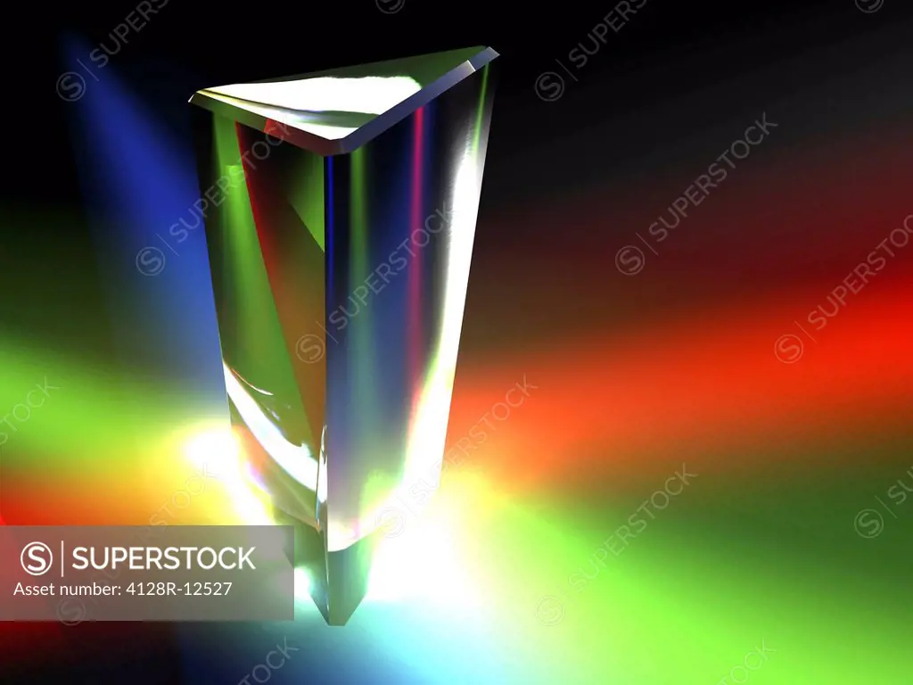 Prism, light spectrum