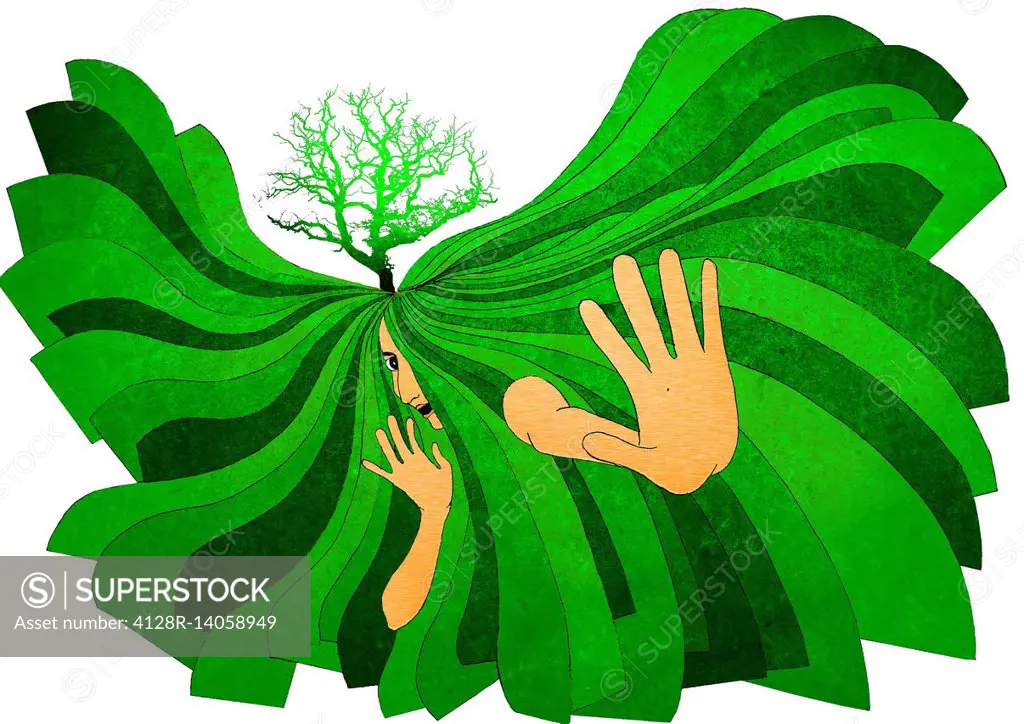 Illustration of environmental protection