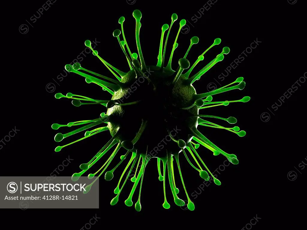 Virus, conceptual image.