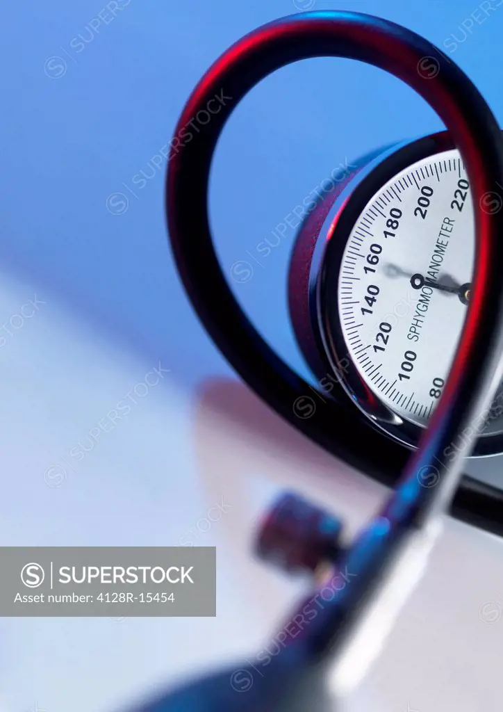 Blood pressure gauge.