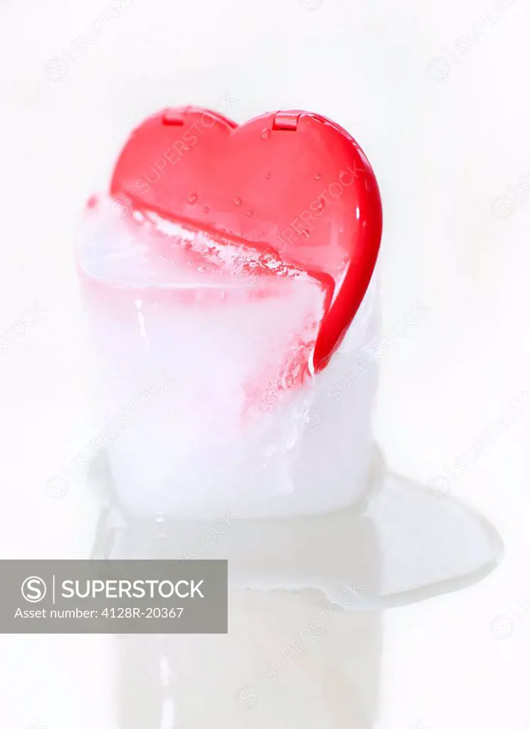 Frozen heart, conceptual image