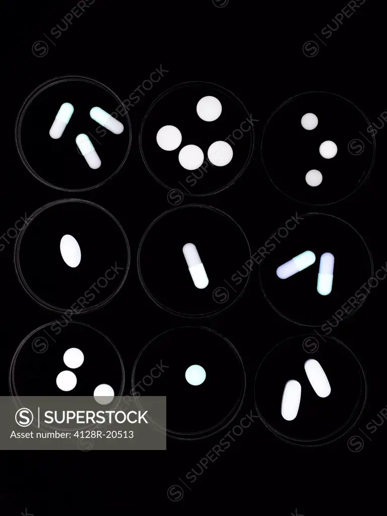 Pharmaceutical research, conceptual image