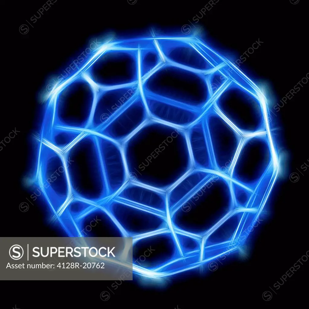 Buckyball, Buckminsterfullerene molecule