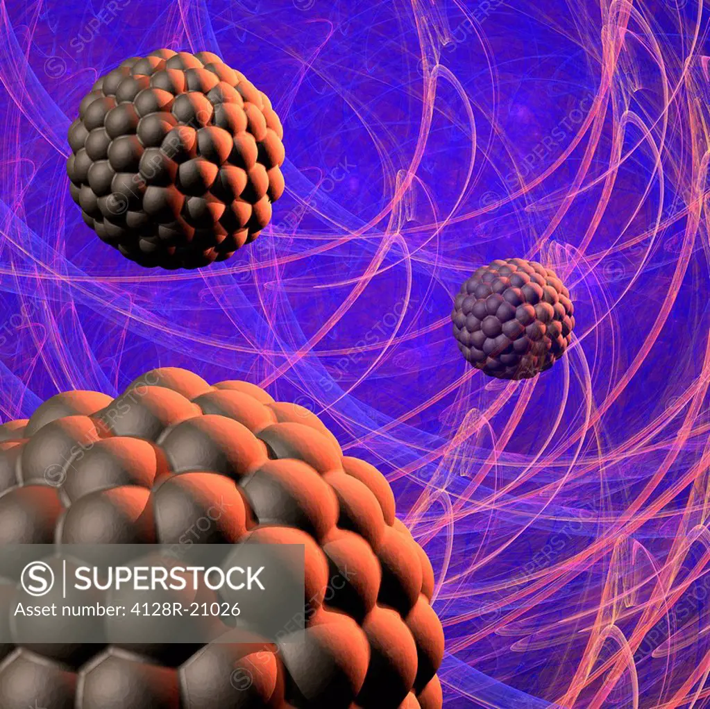 Nanoparticles, artwork