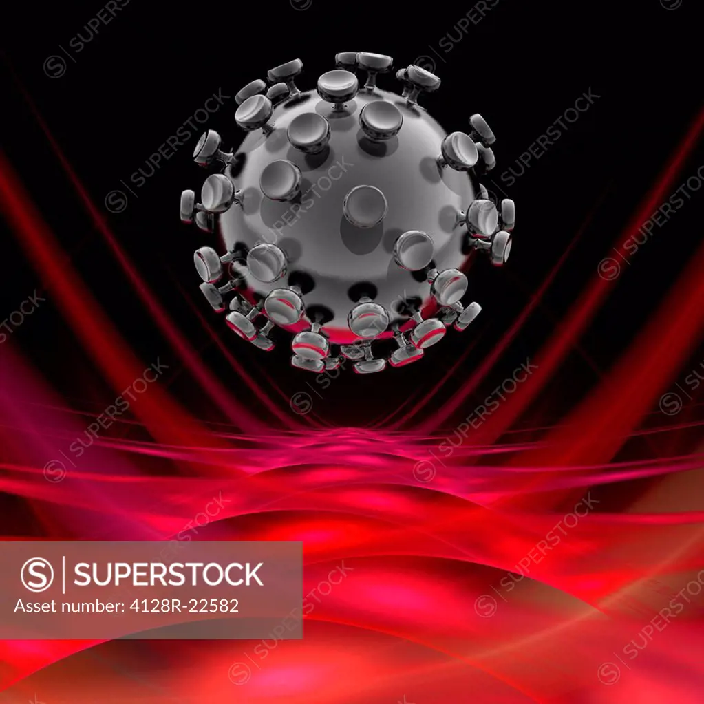 Nanoparticle, computer artwork.