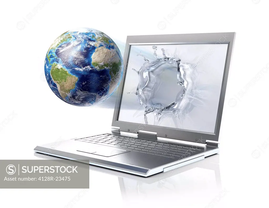 World Wide Web, conceptual computer artwork.