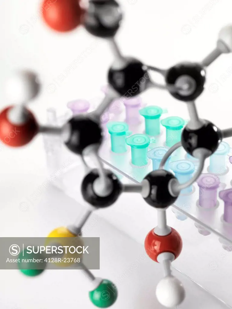 Chemical research, conceptual image.