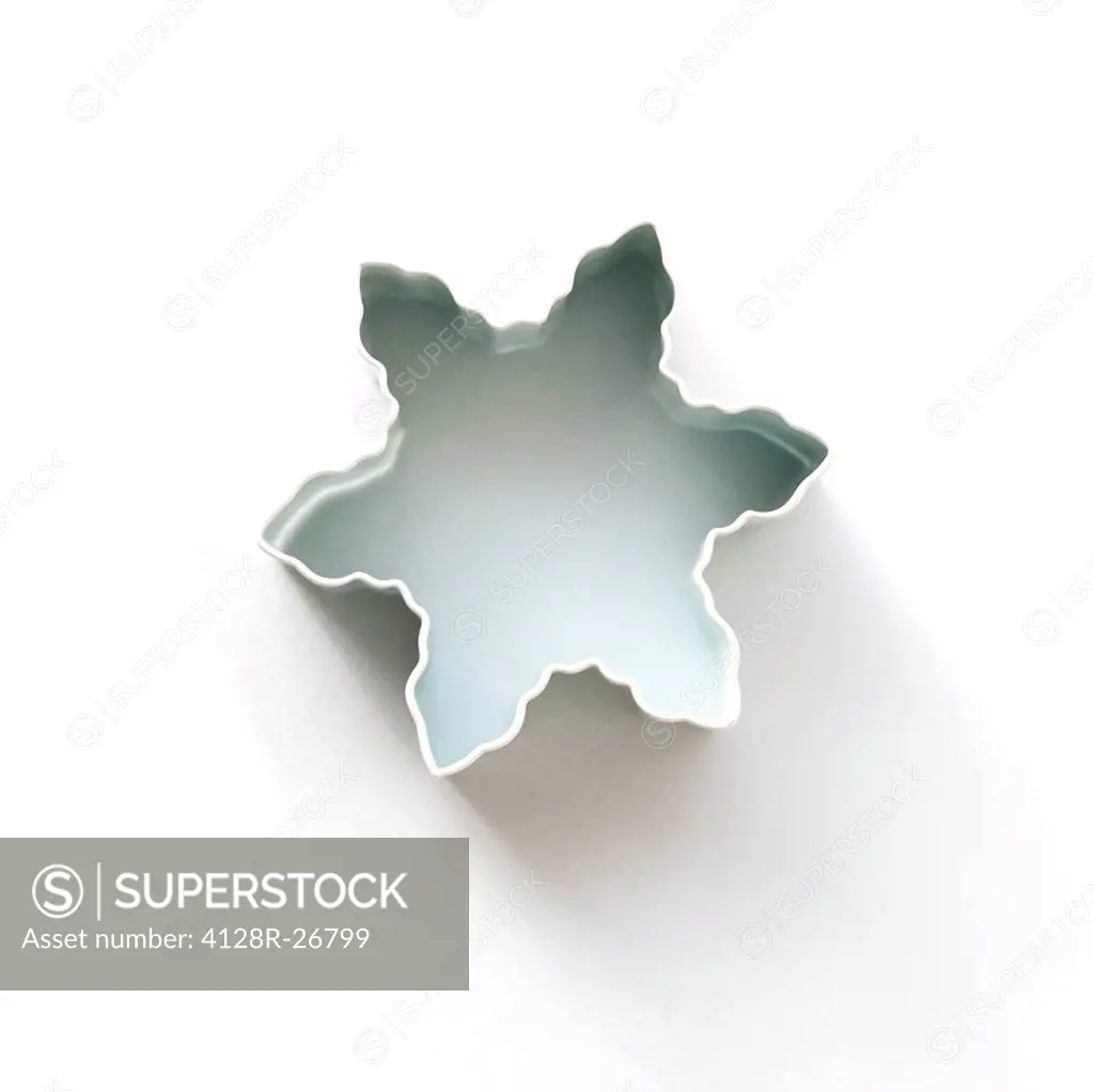 Snowflake cookie cutter.