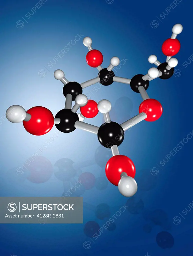 Glucose sugar molecule