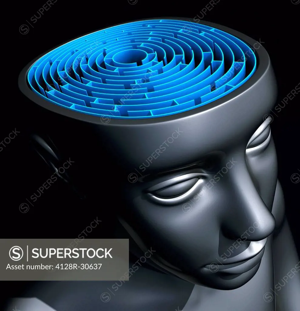 Confusion, conceptual computer artwork.
