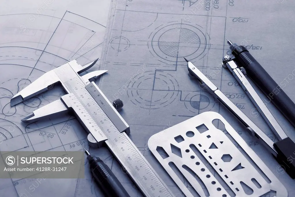 Technical drawing instruments.