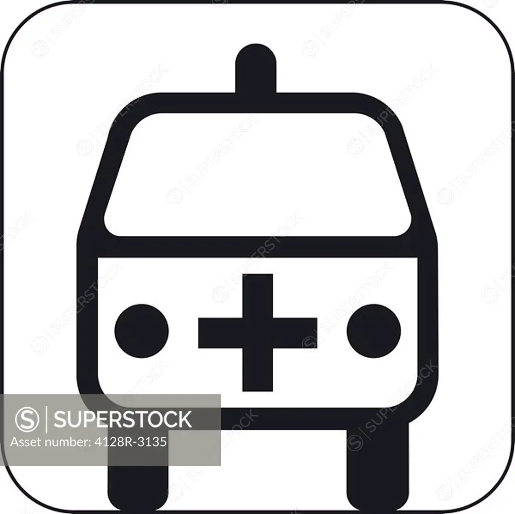 Ambulance symbol, artwork